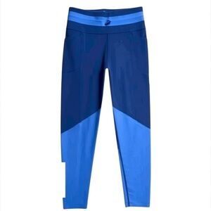 Sweaty Betty Power 7/8 Leggings High Rise Side Pocket Blue Womens Size S Active